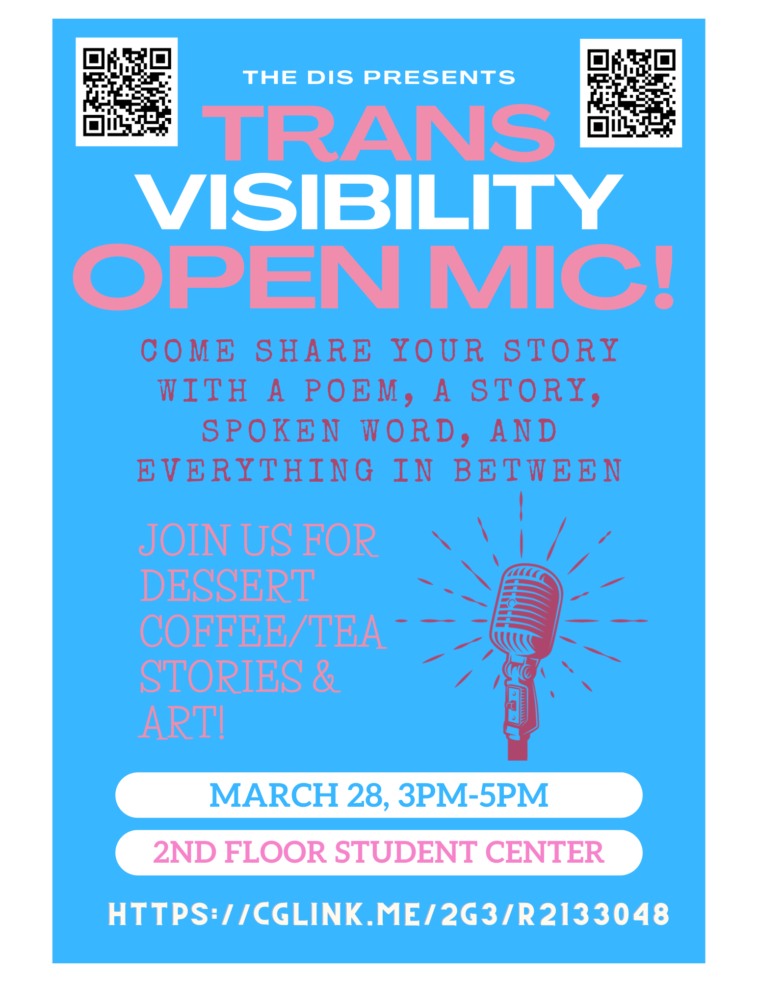 LGBTQIA+ Open Mic - TRANS Visibility Day